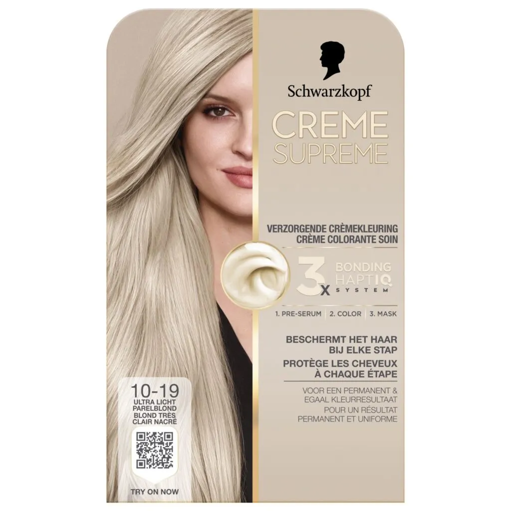Schwarzkopf Creme Supreme 10-19 Licht Blond (1 stuk)