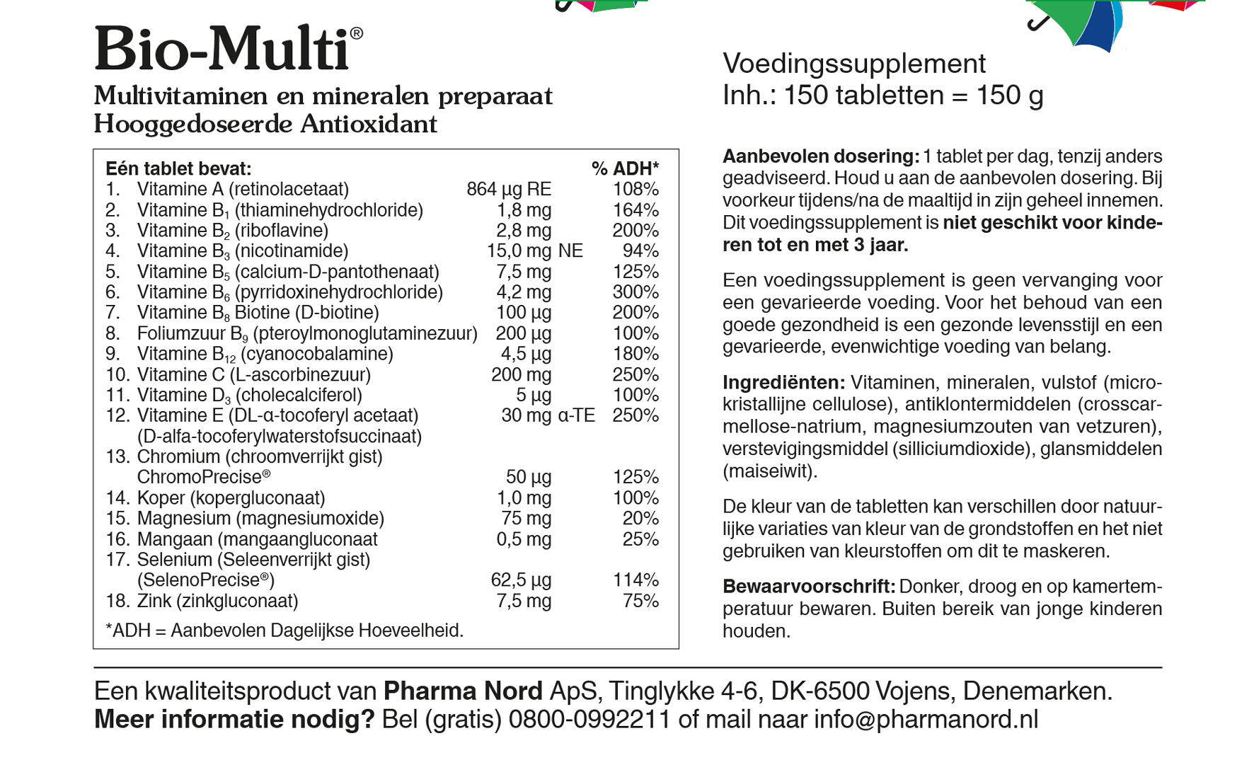 Pharma Nord Bio Multi (150 tabletten)