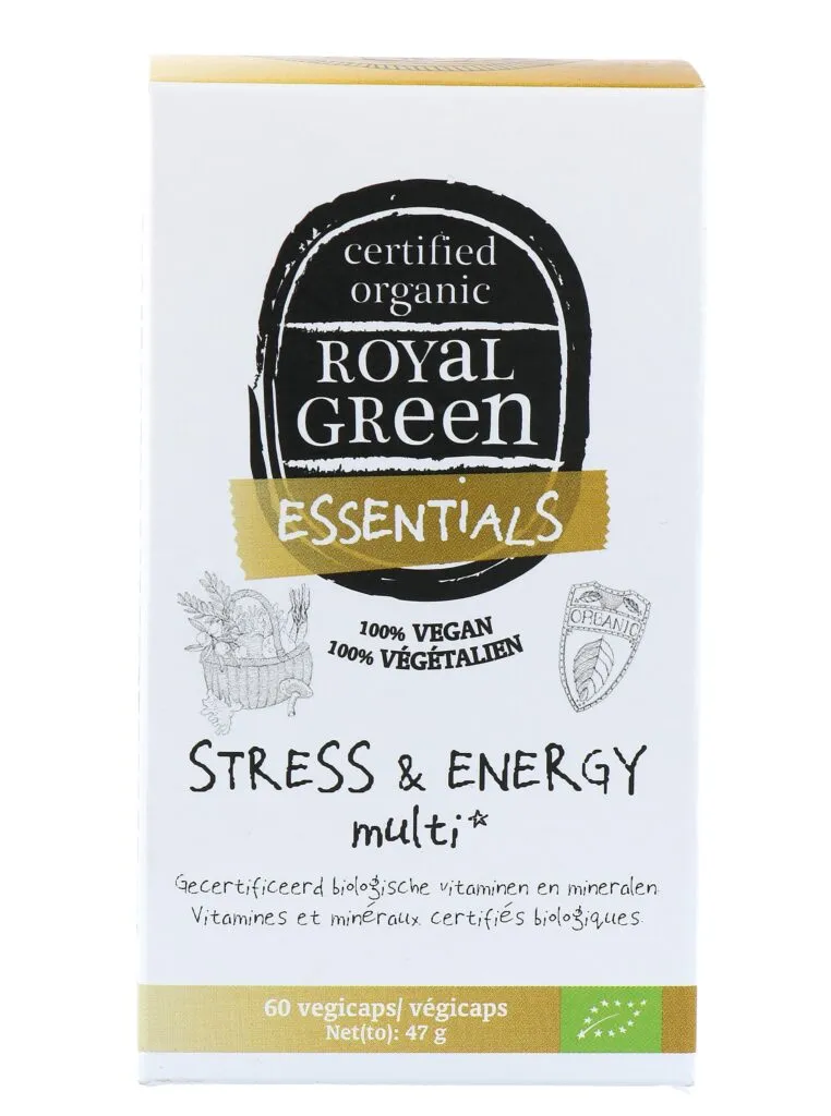 Royalgreen Stress en Energy Multi Bio (60 vega capsules)