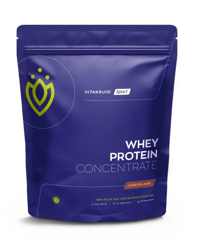 Vitakruid Whey Protein Concentrate - Chocolade (900 gr)
