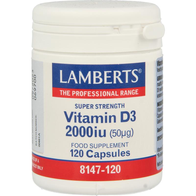 Lamberts Vitamine D3 2000IE (120 capsules)