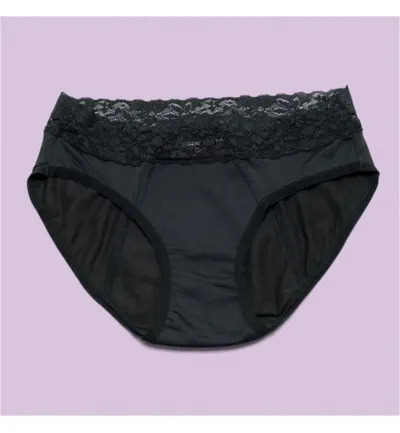 Cheeky Wipes Menstruatie ondergoed Feeling Pretty zw maat 40-42 (1 stuk)