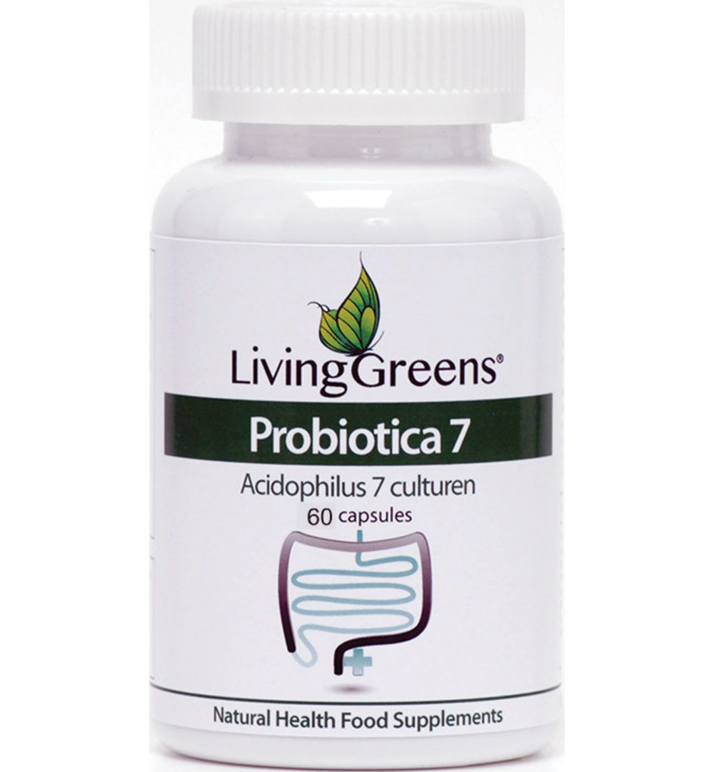 Livinggreens Probiotica Acidophilus 7 Culturen (60 capsules)