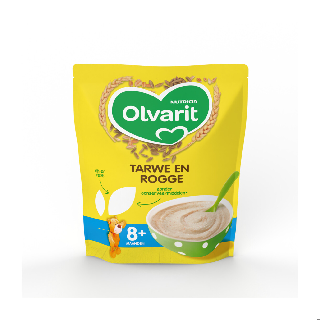 Olvarit Ontbijtpap Tarwe en Rogge 8+ maanden (200 gr)