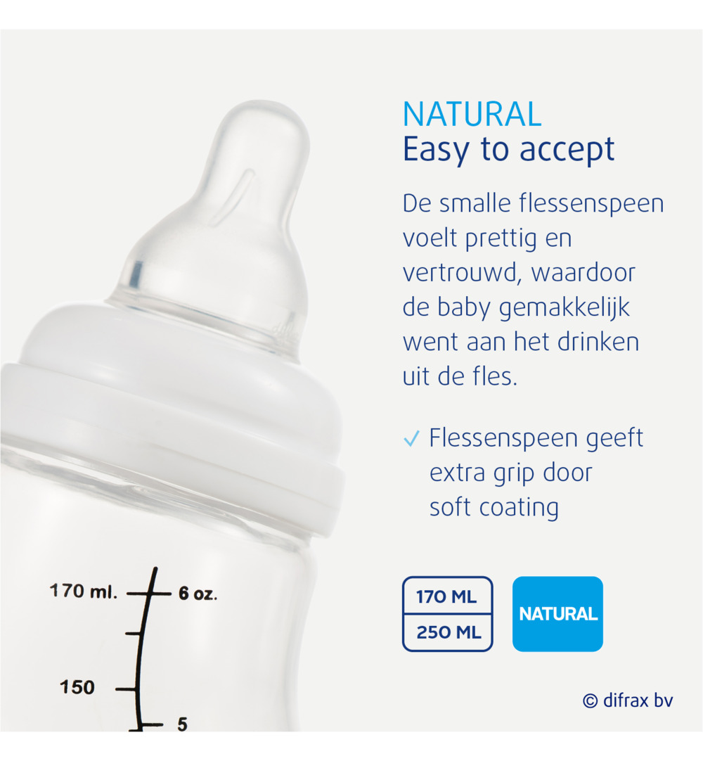 Difrax S-Fles natural creme 170ml (170 ml) - image 7