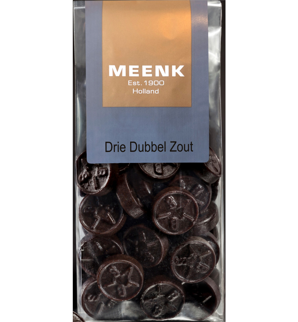 Meenk 3 Dubbel zoute drop (180 gr)