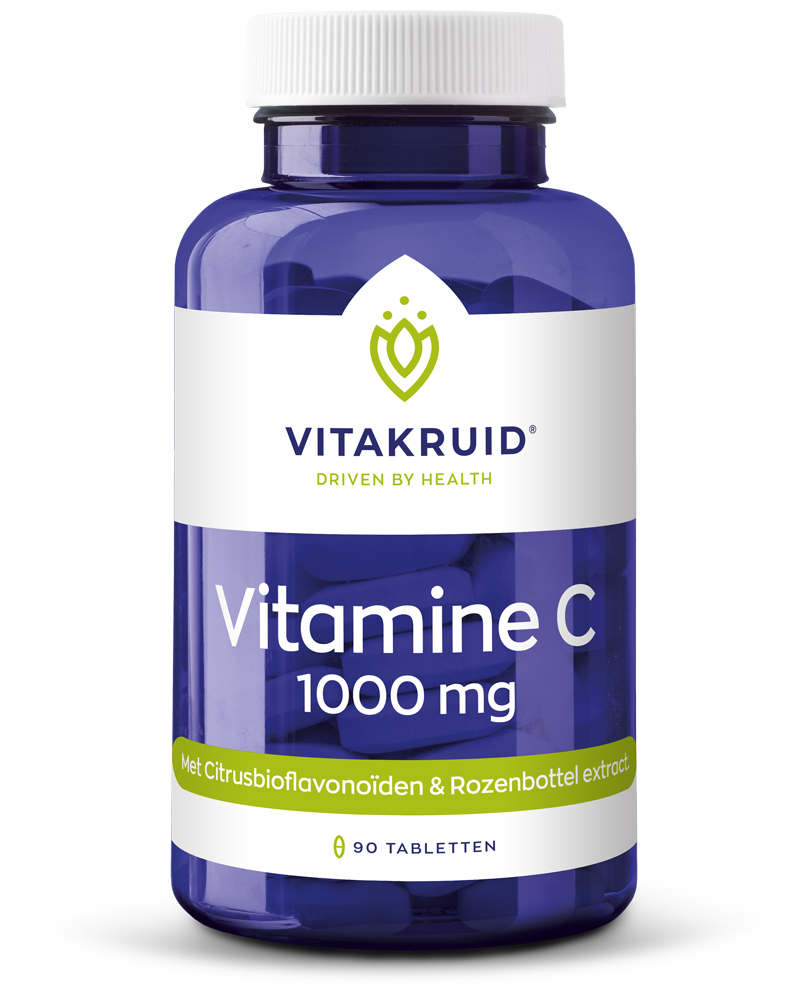 Vitakruid Vitamine C 1000 Met Bioflavonoïden & Rozenbottel (90 tabletten)