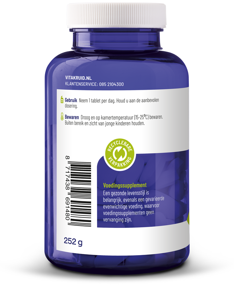 Vitakruid Vitamine C 1000 Met Bioflavonoïden & Rozenbottel (180 tabletten)