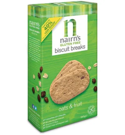 Nairns Biscuit Breaks Oats & Fruit (160 gr)