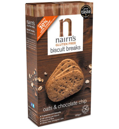 Nairns Biscuit Breaks Oat & Chocolate Chip (160 gr)