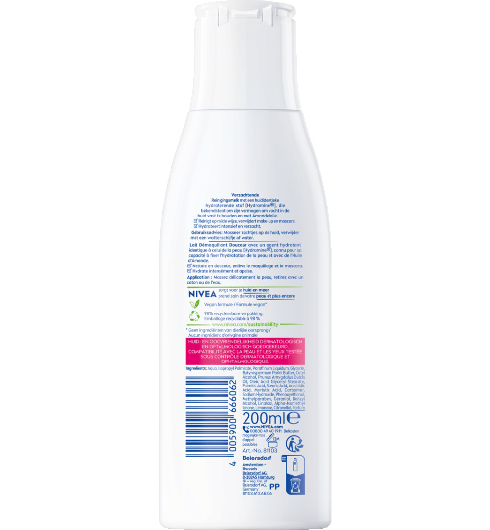Nivea Essentials reinigingsmelk verzachtend (200 ml)