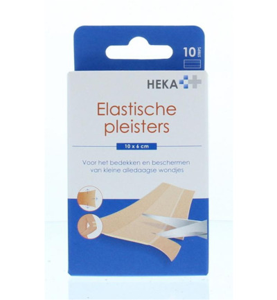 Heka Elastische pleister 10 x 6 cm (10 stuks)