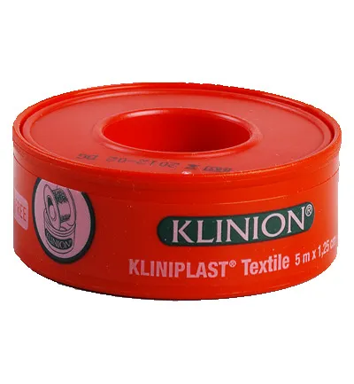 Kliniplast Hechtpleister 5 x 1.25m met ring (1 stuk)