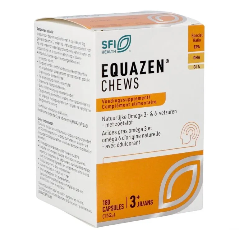 Equazen Eye Q Chews Omega 3- & 6-Vetzuren (180 capsules)