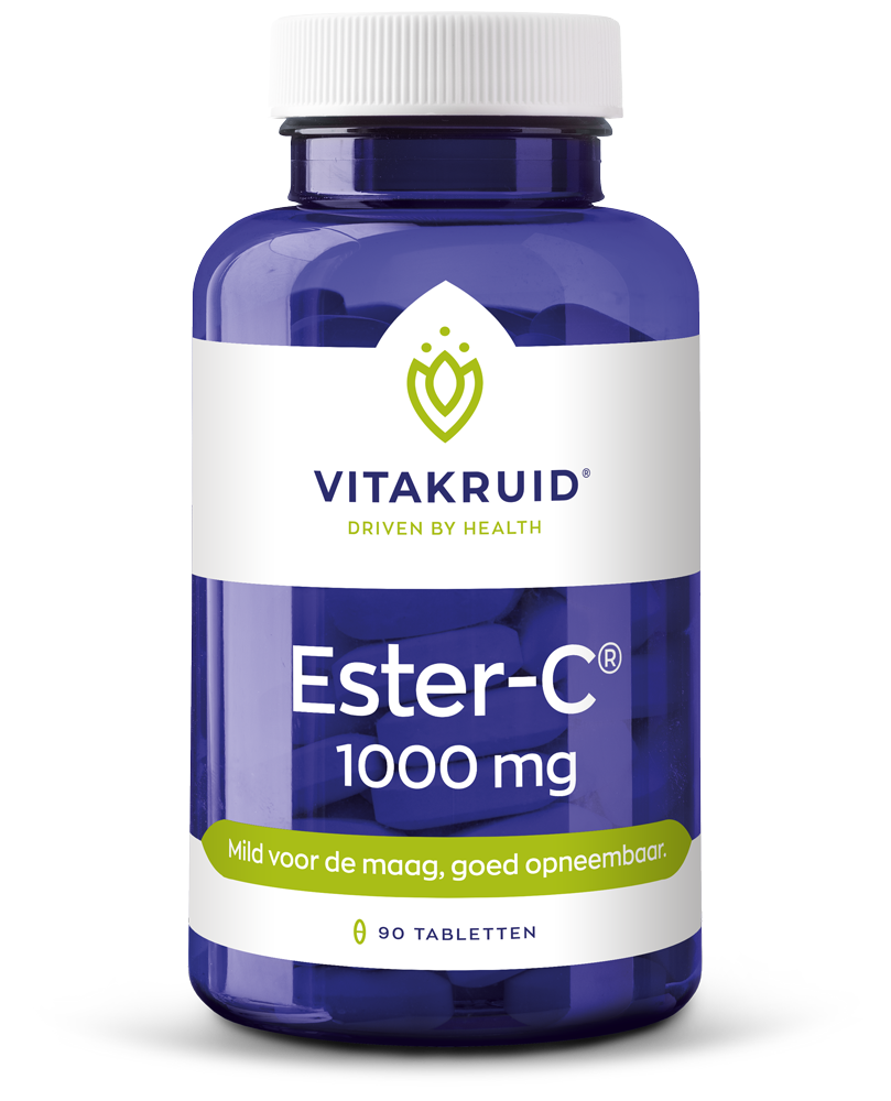 Vitakruid Ester-C® Vitamine C 1000 Flavonoïden Rozenbottel (90 tabletten)