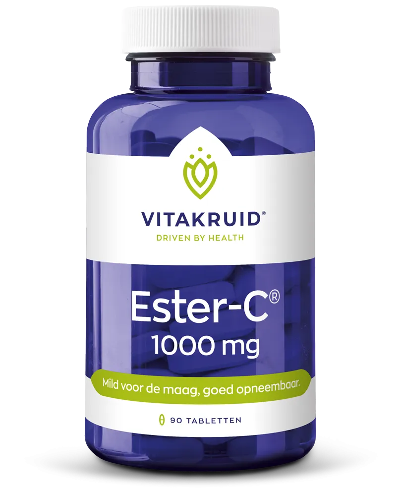 Vitakruid Ester-C® Vitamine C 1000 Flavonoïden Rozenbottel (90 tabletten)