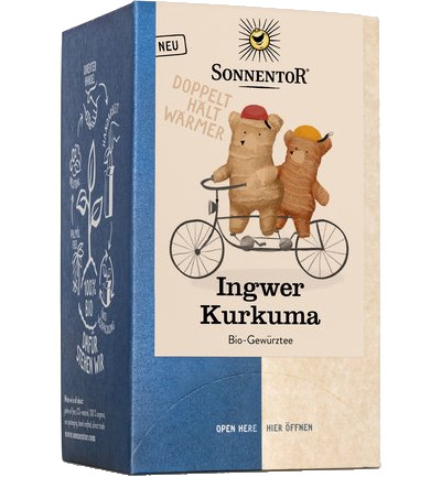 Sonnentor Gember Curcuma Thee Bio (18 stuks)