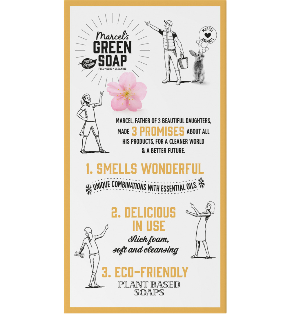 Marcel's Green Soap Shower bar vanilla & cherry (150 gr) - image 4