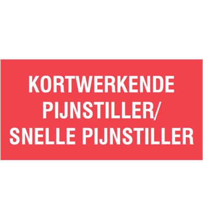 Spruyt Hillen Sticker kortwerkende pijnstiller (1000 stuks)