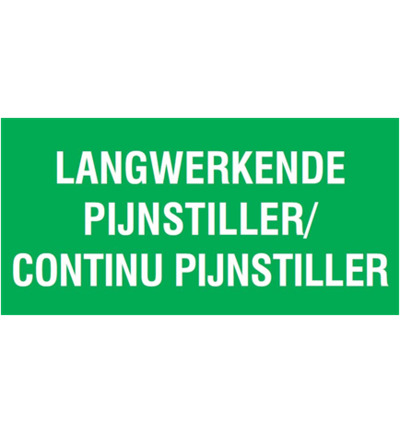 Spruyt Hillen Sticker langwerkende pijnstiller (1000 stuks)