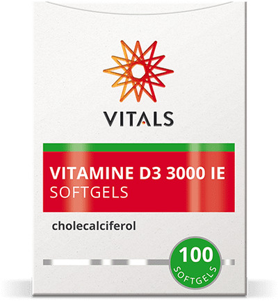 Vitals Vitamine D3 3000IE (100 softgels) - image 2