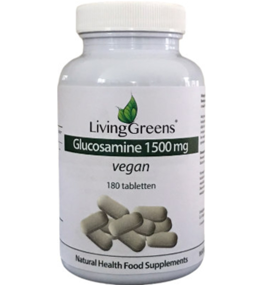 Livinggreens Glucosamine 1500 Vegan (180 tabletten)