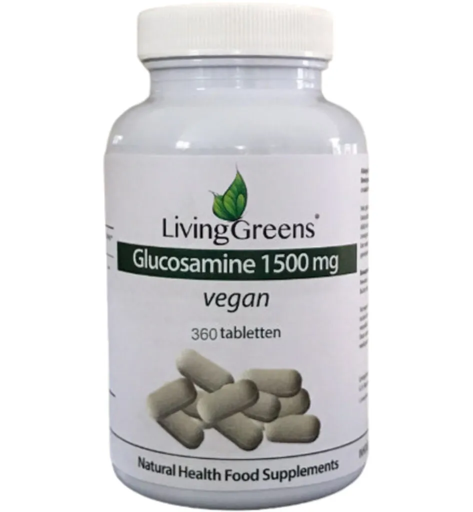 Livinggreens Glucosamine 1500 Vegan (360 tabletten)