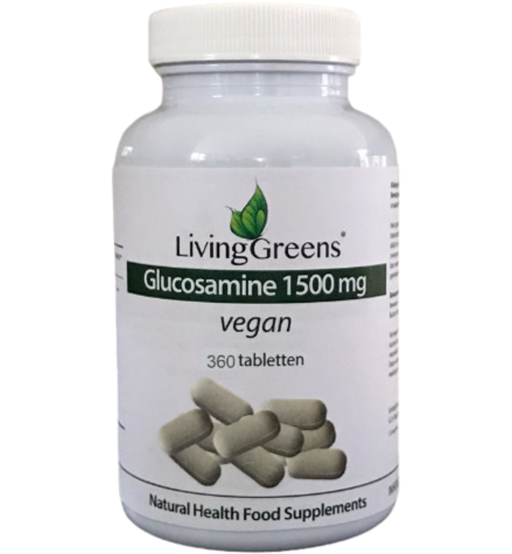 Livinggreens Glucosamine 1500 Vegan (360 tabletten)