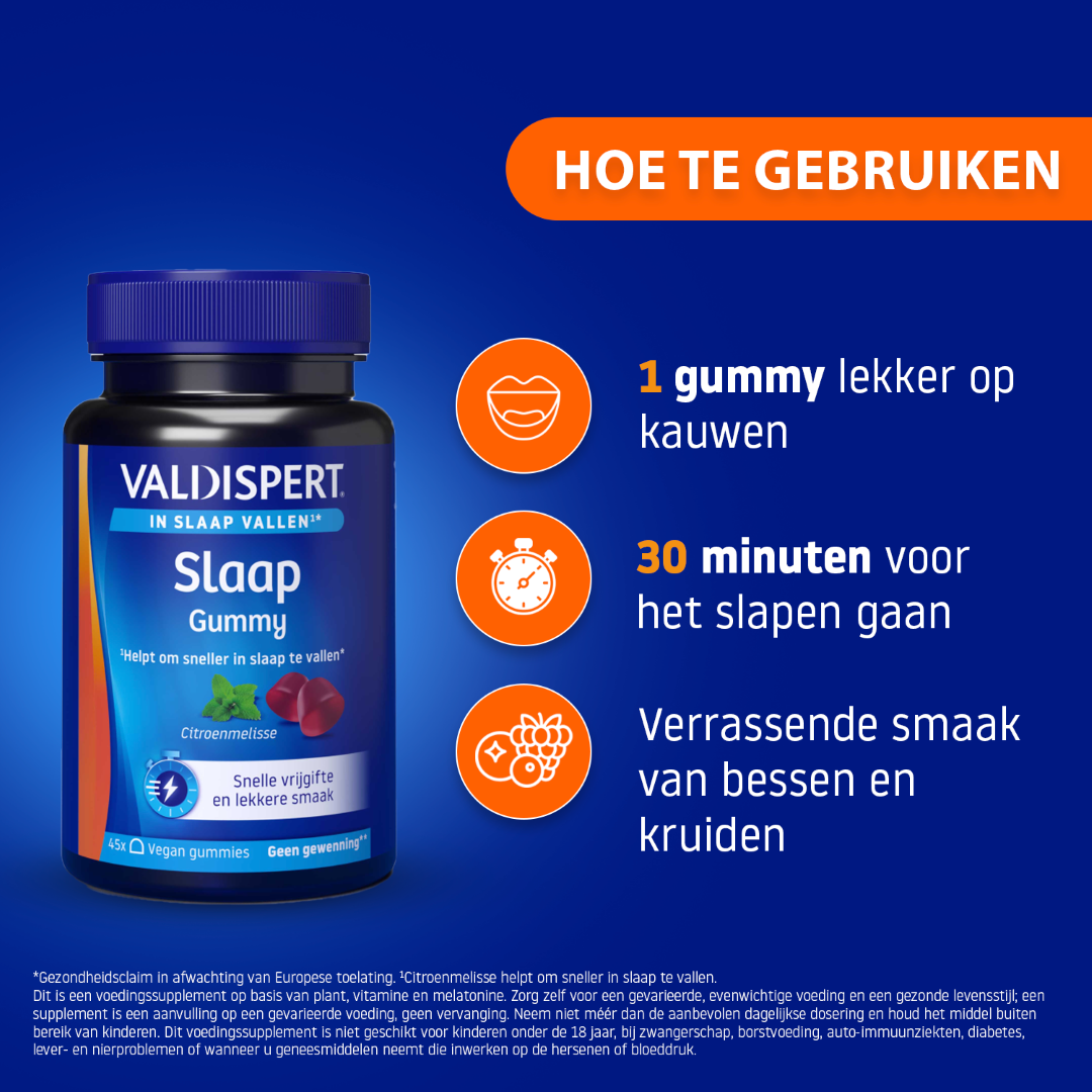 Valdispert Slaap Gummy (45 Vega Gummies) - image 4
