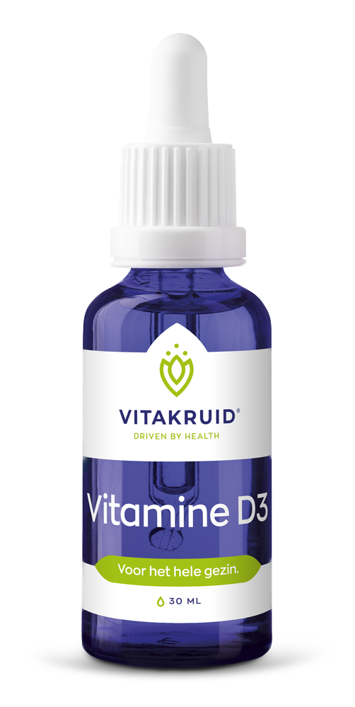 Vitakruid Vitamine D3 Druppels 5 Mcg / 200 Ie Per Druppel (30 ml)