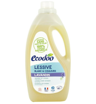 Ecodoo Wasmiddel vloeibaar lavendel bio (2000 ml)