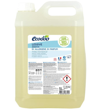 Ecodoo Wasmiddel vloeibaar sensitive bio (5000 ml)