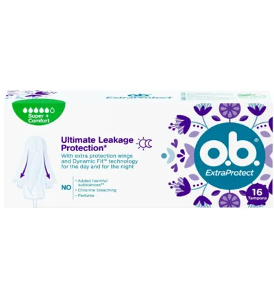 Ob Tampons extra protect super plus (16 stuks)
