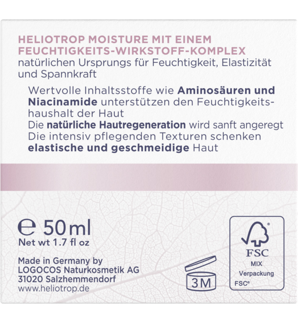 Heliotrop Moisture hydraterende creme (50 ml) - image 2