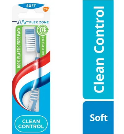 Aquafresh Tandenborstel Clean Control Soft (1 stuk)