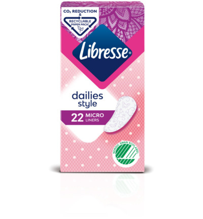 Libresse Inlegkruisje micro (22 stuks)