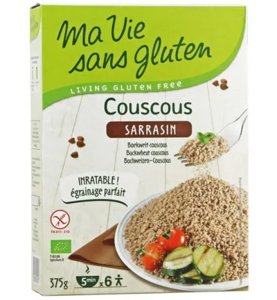 Ma Vie Sans Gluten Couscous Van Mais & Rijst Glutenvrij Bio (375 gr)