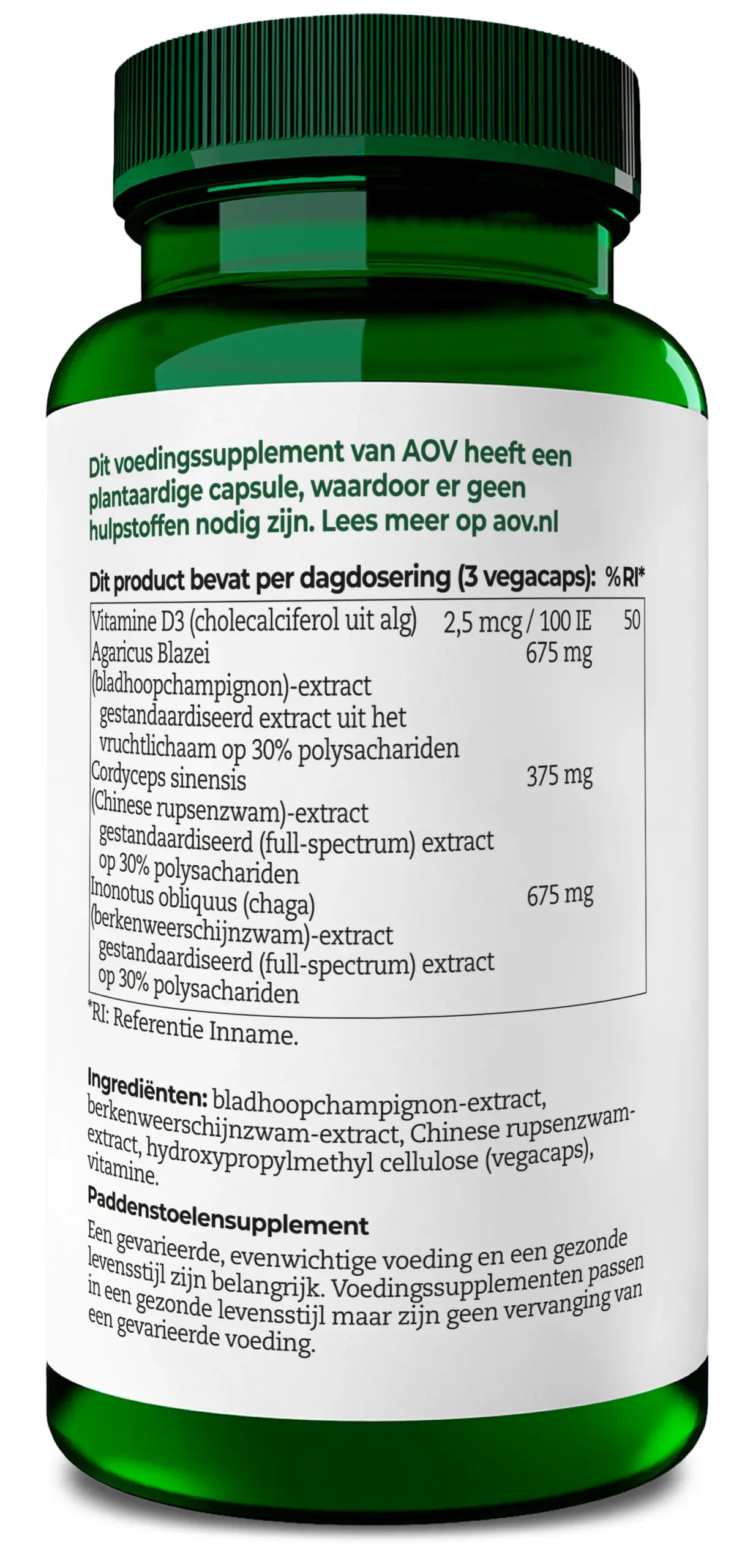 AOV 1030 Paddenstoelencomplex (60 vega capsules)