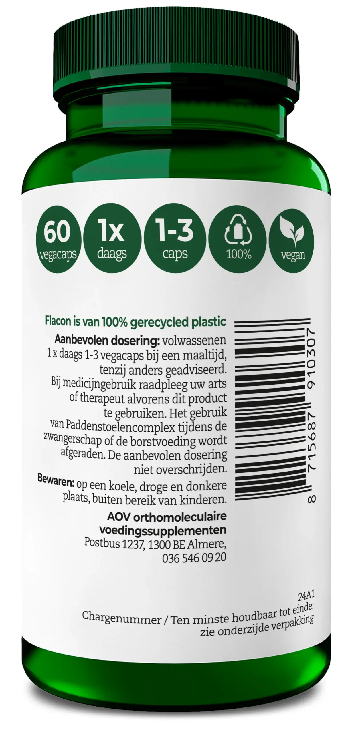 AOV 1030 Paddenstoelencomplex (60 vega capsules) - image 2