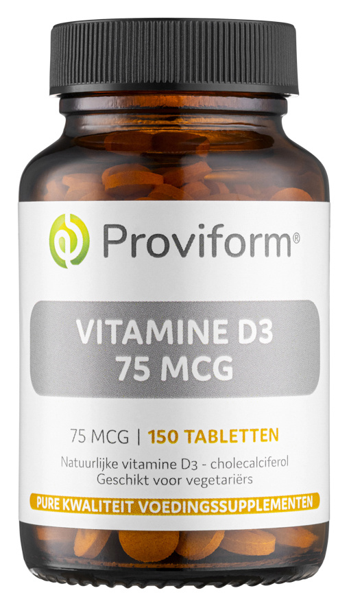 Proviform Vitamine D3 - 75 Mcg (150 tabletten)