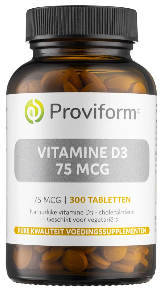 Proviform Vitamine D3 - 75 Mcg (300 tabletten)