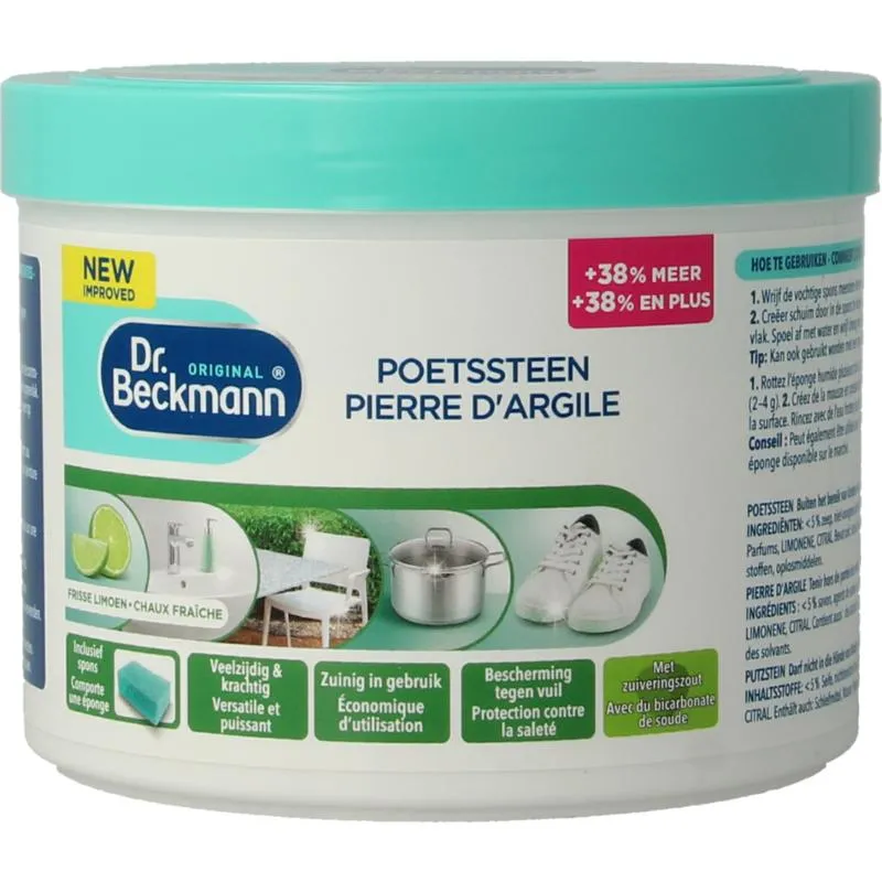 Dr. Beckmann Poetssteen Incl Spons (550 gr)