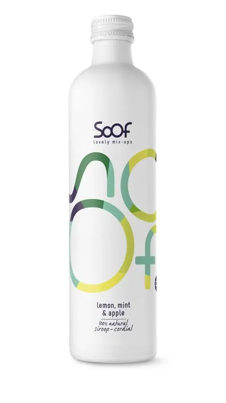 Soof Siroop Citroen, Munt & Appel (340 ml)