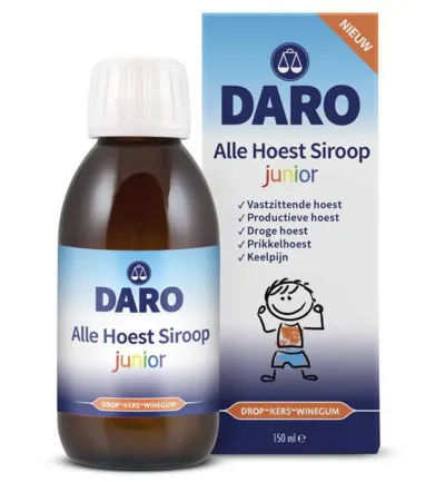 Daro Alle hoest siroop junior (150 ml)