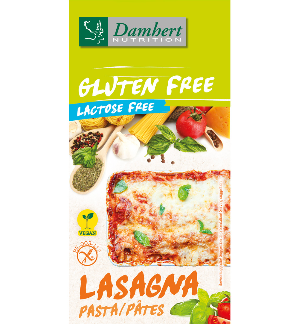 Damhert Lasagne Glutenvrij (250 gr)