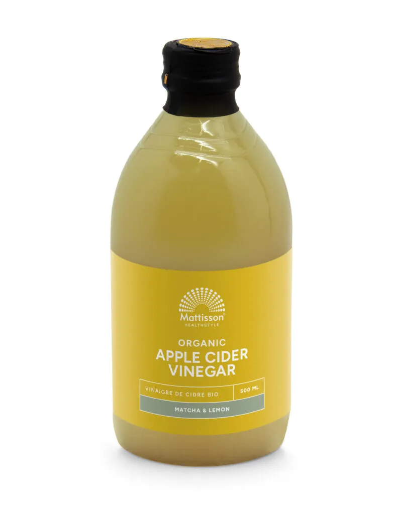 Mattisson Organic Apple Cider Vinegar - Matcha & Lemon (500 ml)