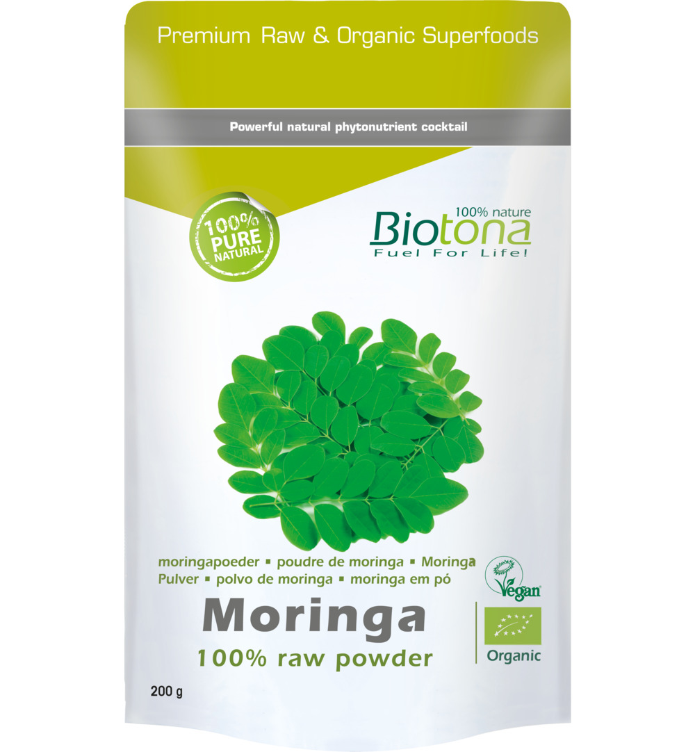 Biotona Moringa Raw Powder Bio (200 gr)