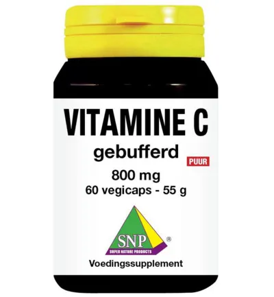 Snp Vitamine C 800 mg gebufferd puur (60 vega capsules)