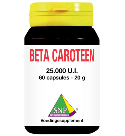Snp Beta caroteen 25000IU (60 capsules)