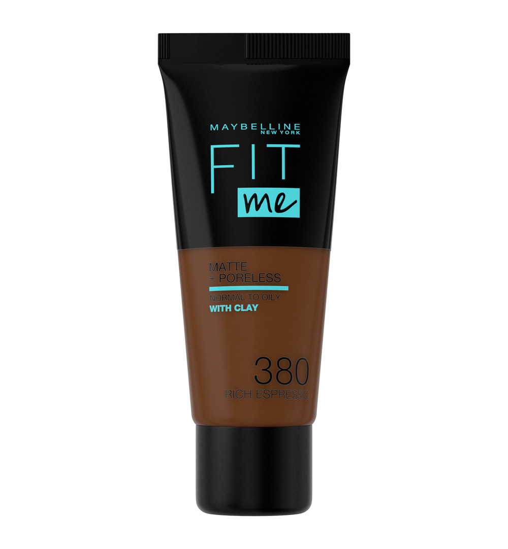 Maybelline New York Fit Me matte & poreless foundation 180 rich tan (1 stuk)